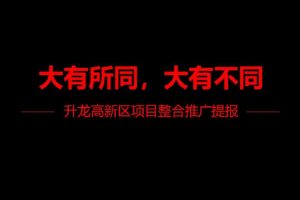 升龙地产洛阳高新区项目整合推广提报(PPT)