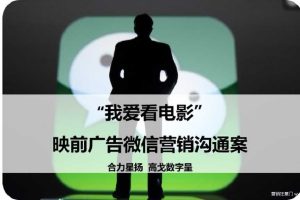 融创凡尔赛“我爱看电影”微信营销沟通案(PPT)