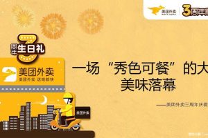 美团外卖三周年庆典造势营销微博结案(PPT)