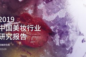 2019中国美妆行业研究报告-鲸准