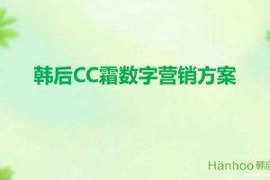 韩后cc霜数字传播方案(PPT)