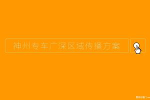 神州专车2016年广深区域传播方案(PPT)