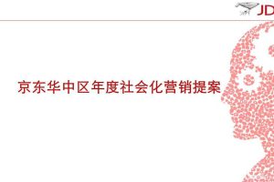 京东华中区2015年度社会化媒体营销方案(PPT)