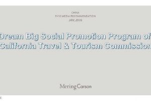 加州旅游局“Dream Big”社会化营销方案（中英文版PPT）