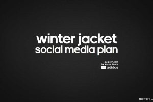 阿迪达斯冬装夹克社交媒体营销方案adidas winter jacket social media plan（中英文PDF版）