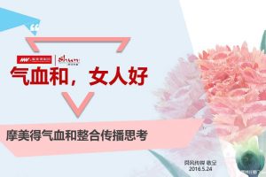 摩美得气血和2016整合传播思考方案（PPT）