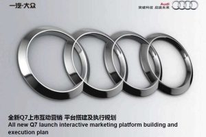 奥迪Q7上市微信H5互动平台搭建及执行规划方案（PDF）