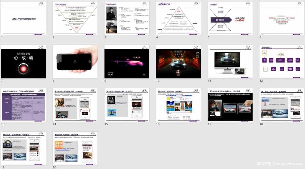 【营销任意门】英菲尼迪Q50L产品营销策略及创意方案01