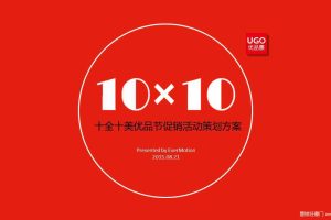 优品惠2015十全十美优品节促销活动策划方案（PPT）