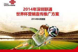 深圳联通2014年世界杯营销宣传推广方案（PPT）