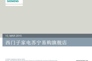 西门子家电苏宁易购旗舰店2015开业微信H5游戏方案（PPT）