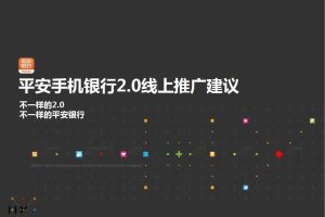 平安银行手机银行2.0-2013年互联网整合传播方案（PDF）