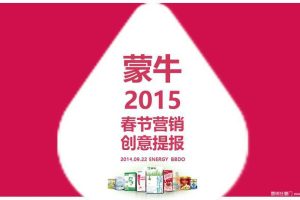 蒙牛2015春节营销创意提报（PPT）