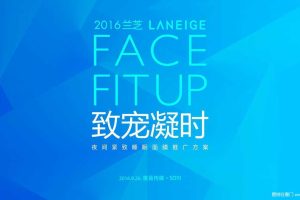 兰芝夜间紧致睡眠面膜2016推广方案（PPT）