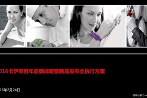 卡萨帝2016百年品牌战略暨新品发布会执行方案（PDF）