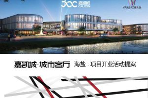 嘉凯城·城市客厅项目2016开业活动提报方案（PDF）