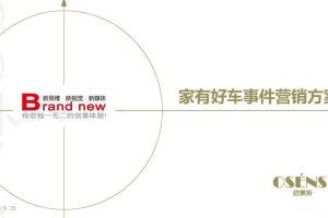 家有好车二手车交易网事件营销策划创意方案（PDF）