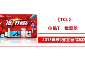 TCL2015双十一挑T节整合营销案例（PPT）