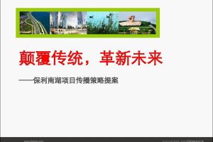 保利长沙南湖项目整合传播策略方案（PDF）