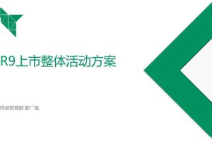 OPPO-R9上市整体活动方案（PDF）