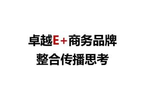 深圳卓越E+商务品牌2015整合传播思考方案（PDF）
