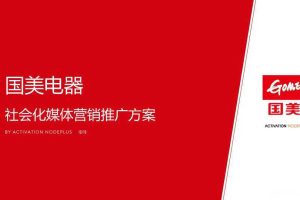 国美电器2015社会化媒体营销推广方案（PPT）