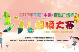 中梁百悦广场2017少儿模特大赛活动方案（PPT）