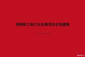 招商蛇口·雍长安2017年推广方案（PDF）