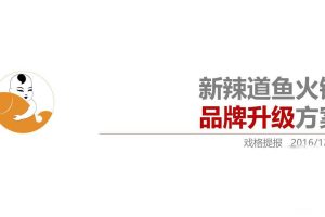 新辣道鱼火锅品牌升级方案（PPT）