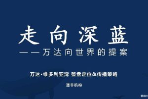万达维多利亚湾2017整盘定位&传播策略方案（PDF）