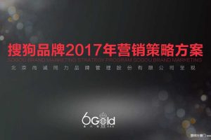 搜狗品牌2017营销传播策划方案（PPT）