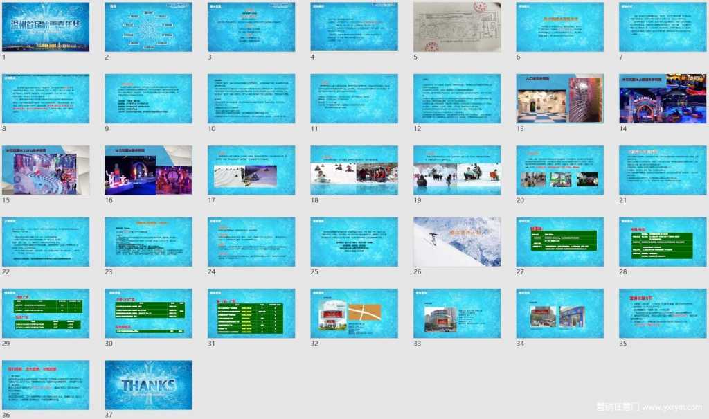 【营销任意门】2017温州首届冰雪嘉年华招商方案01