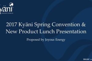 Kyäni凯安尼2017春季大会暨新品发布会舞美现场设计方案（PPT）