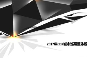讴歌CDX2017巡展整体规划方案（PPT）