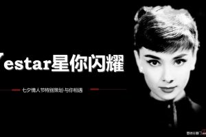 Yestar艺星整形2017七夕情人节特别活动策划案（PPT）