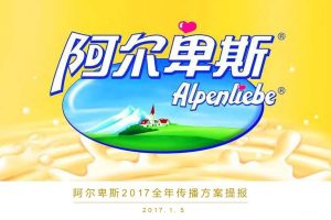 阿尔卑斯2017全年传播方案提报（PDF）