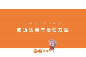 乐动力X《吃货宇宙》2017 吃货乐动节活动方案（PDF）