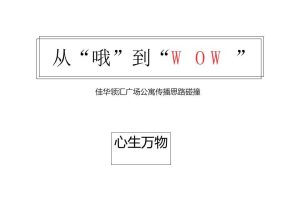 佳华领汇广场2017公寓产品传播思路提案（PPT）
