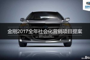 吉利金刚2017全年社会化营销项目提案（PPT）
