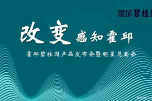 霍邱碧桂园2017产品发布会暨张卫健见面会策划案（PPT）