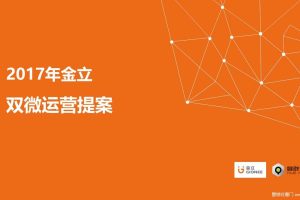 金立手机2017年双微运营规划提案（PPT）