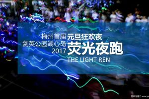 剑英公园湖心岛2017元旦狂欢夜荧光夜跑活动策划案（PPT）