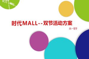 合肥高速时代mall-2017元宵&情人节活动简案（PPT）