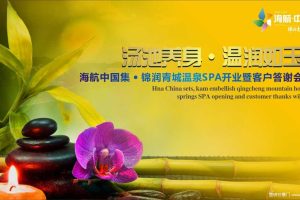 海航中国集2017锦润青城温泉SPA开业暨客户答谢会策划案（PPT）