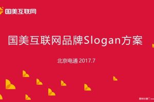 国美互联网品牌Slogan方案（PPT）