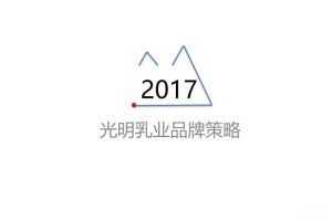 光明乳业2017年品牌传播策略方案（PPT）