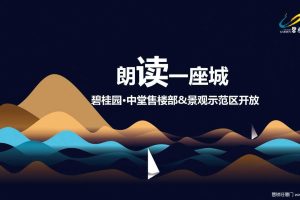 碧桂园·中堂2017售楼部&景观示范区开放活动策划案（PPT）