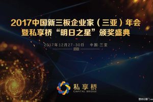 2017新三板企业家年会暨私享桥”明日之星“颁奖盛典策划方案（PDF）