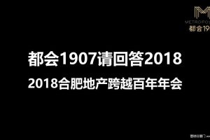 2018合肥地产跨越百年年会策划案（PPT）