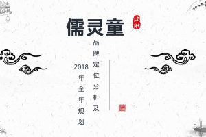 儒灵童(儿童德育品牌)定位分析及2018年度推广方案（PPT）